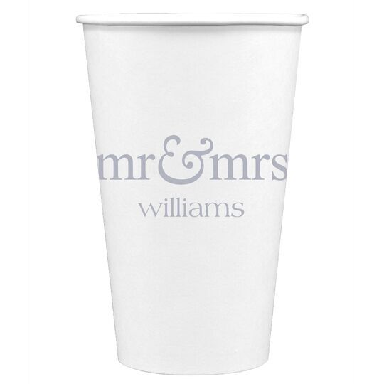Married Paper Coffee Cups